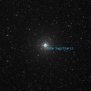 DSS image of Iota Sagittarii