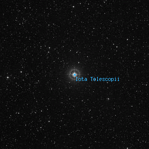 DSS image of Iota Telescopii