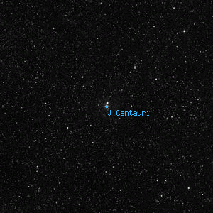 DSS image of J Centauri
