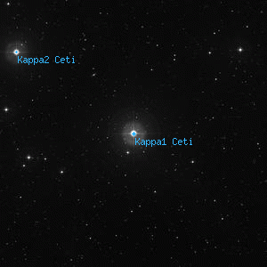 DSS image of Kappa1 Ceti