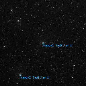DSS image of Kappa1 Sagittarii