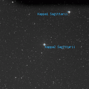 DSS image of Kappa2 Sagittarii