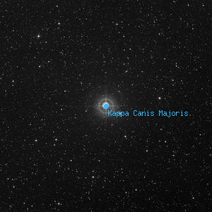 DSS image of Kappa Canis Majoris