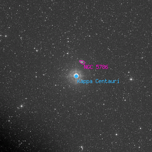 DSS image of Kappa Centauri
