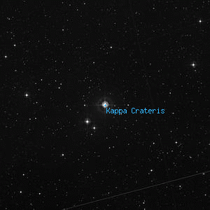 DSS image of Kappa Crateris