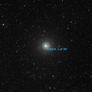 DSS image of Kappa Lyrae