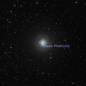 DSS image of Kappa Phoenicis