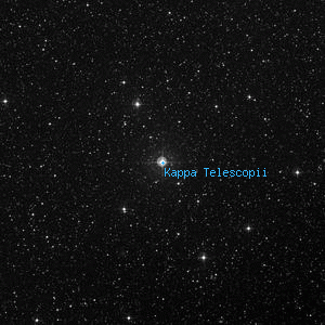 DSS image of Kappa Telescopii