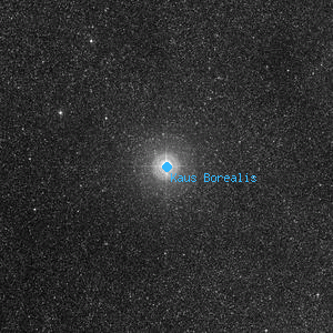 DSS image of Kaus Borealis