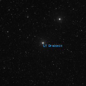 DSS image of LV Draconis