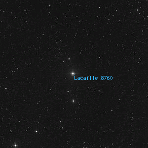 DSS image of Lacaille 8760