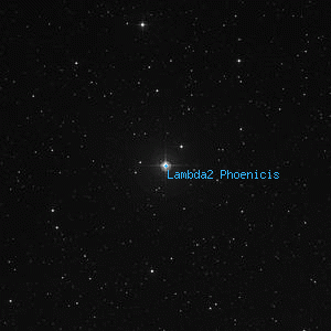 DSS image of Lambda2 Phoenicis
