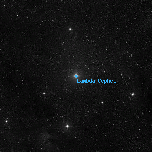 DSS image of Lambda Cephei