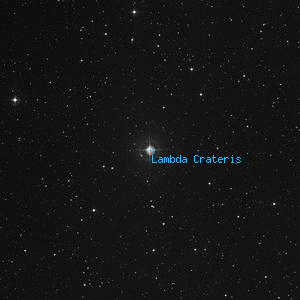 DSS image of Lambda Crateris