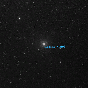 DSS image of Lambda Hydri