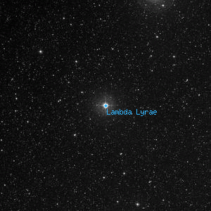 DSS image of Lambda Lyrae