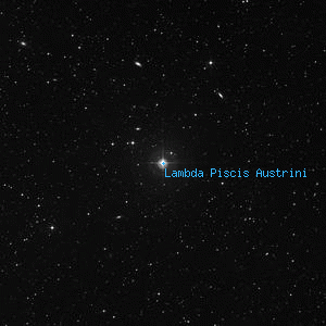 DSS image of Lambda Piscis Austrini