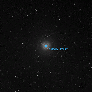 DSS image of Lambda Tauri