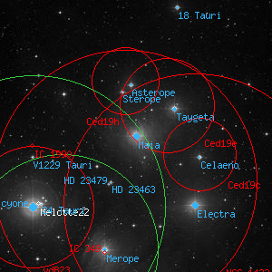 DSS image of Maia