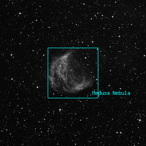 DSS image of Medusa Nebula