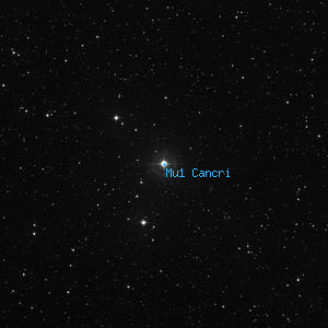DSS image of Mu1 Cancri