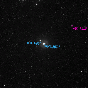 DSS image of Mu1 Cygni