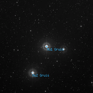 DSS image of Mu1 Gruis