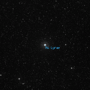 DSS image of Mu Lyrae