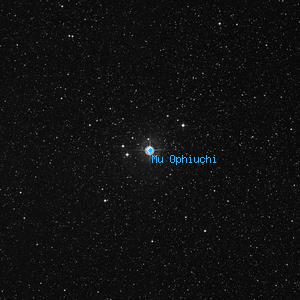 DSS image of Mu Ophiuchi