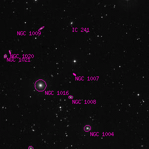 DSS image of NGC 1007