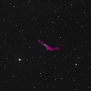 DSS image of NGC 100