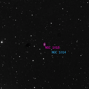 DSS image of NGC 1018