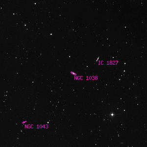 DSS image of NGC 1038