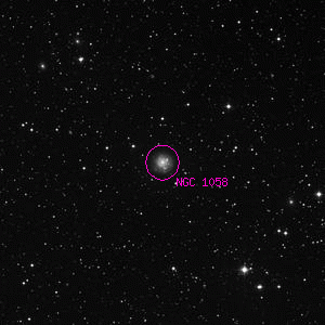 DSS image of NGC 1058