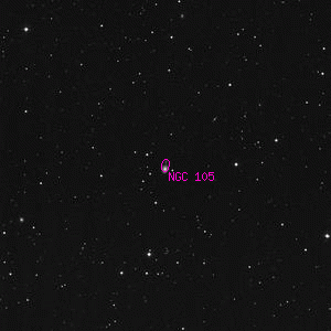 DSS image of NGC 105