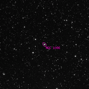 DSS image of NGC 1086
