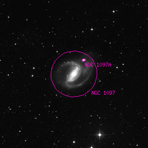 DSS image of NGC 1097