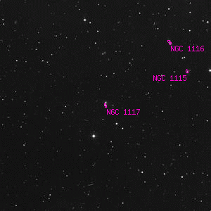 DSS image of NGC 1117