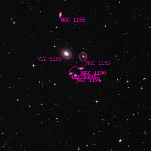 DSS image of NGC 1191