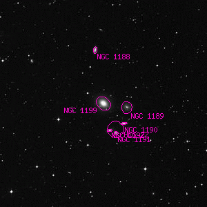 DSS image of NGC 1199