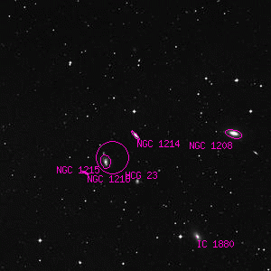 DSS image of NGC 1214