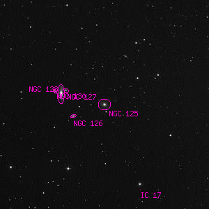 DSS image of NGC 125