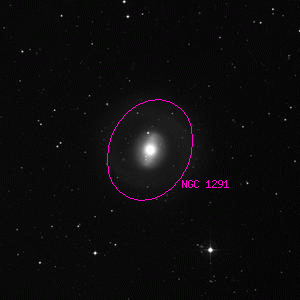 DSS image of NGC 1291