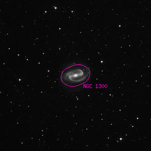 DSS image of NGC 1300
