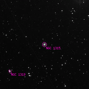 DSS image of NGC 1315