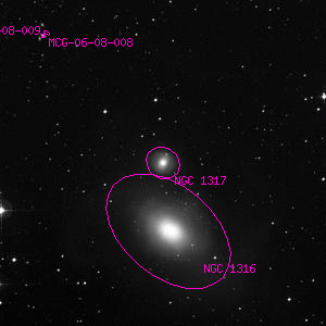 DSS image of NGC 1317