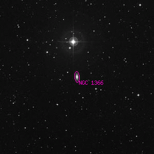 DSS image of NGC 1366