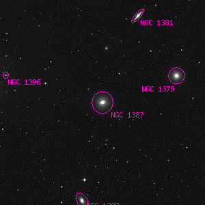 DSS image of NGC 1387