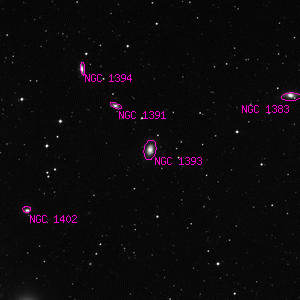 DSS image of NGC 1393