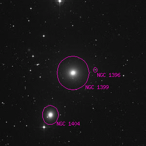 DSS image of NGC 1399